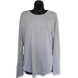 ❤️Athleta Light Gray Long Sleeve Top☆